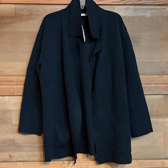 Chic Black Women's Cardigan - Picture 1 of 4
